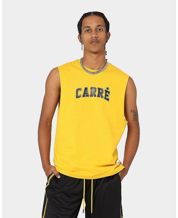Мужская футболка Cours Muscle CARRE, желтый carre y биколорная моносерьга doc