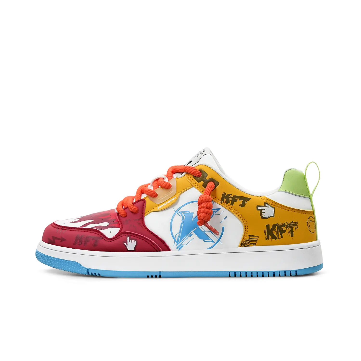 

Кроссовки Foot King/KFT Skateboarding Shoes Unisex Low-top, черный