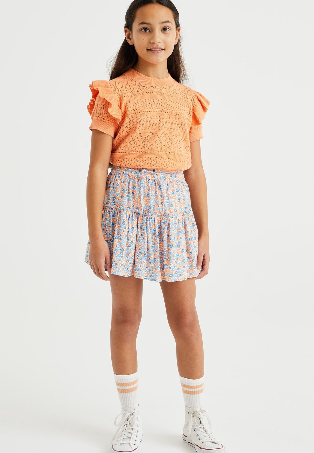 

Футболка с принтом MET OPENGEWERKT DESSIN WE Fashion, цвет orange