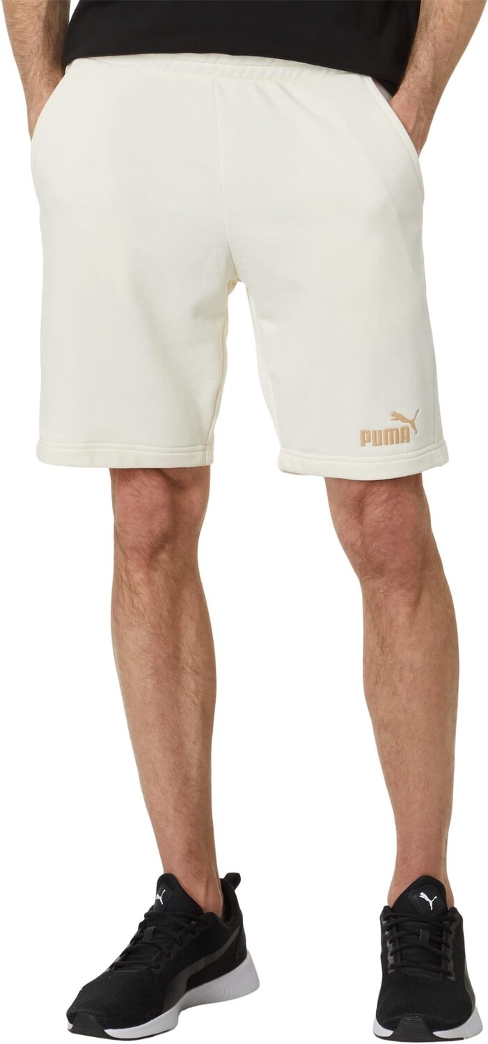 

Шорты Essentials из пике с приподнятым верхом 9 дюймов PUMA, цвет Pristine