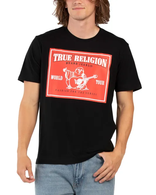 

Футболка Srs с круглым вырезом True Religion, черный