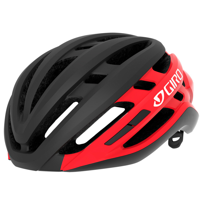 Велосипедный шлем Giro Agilis MIPS, цвет Matte Black/Bright Red велосипедный шлем giro reverb black indian green l