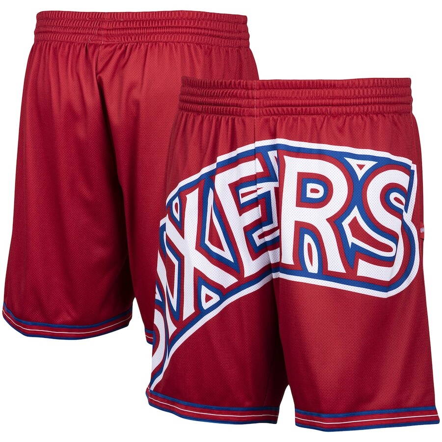 

Шорты Mitchell & Ness Philadelphia 76Ers, красный