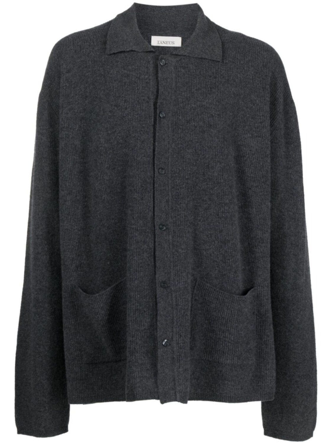

Laneus long-sleeved button-up cardigan, серый