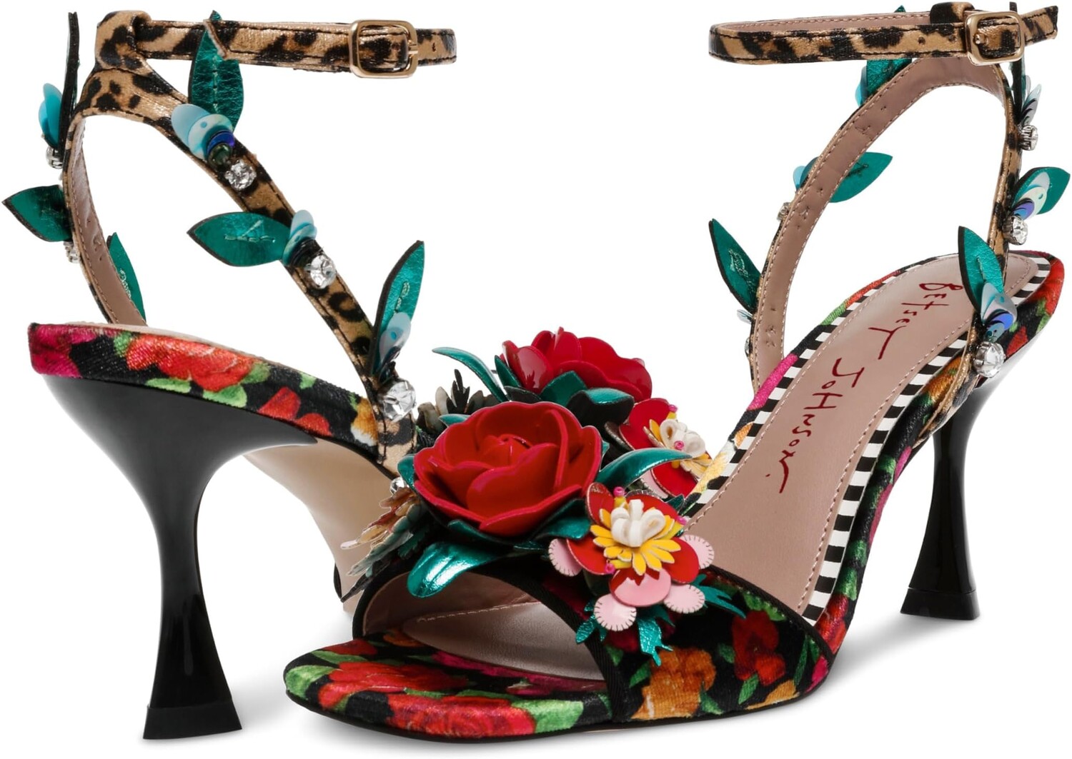 

Сандалии Blue by Betsey Johnson Karra, цвет Black Rose Multi