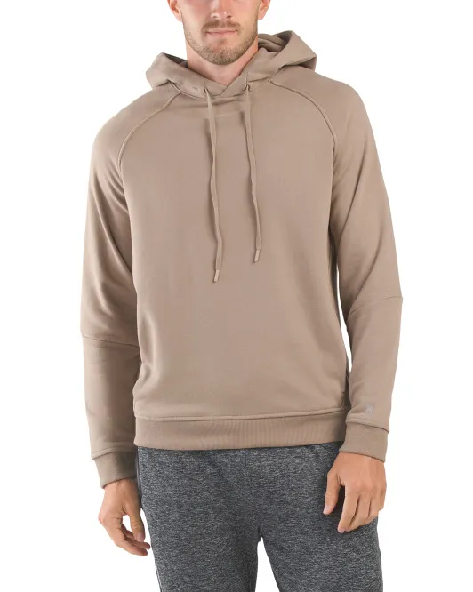 

Флисовая толстовка с капюшоном реглан Kenneth Cole, цвет Gravel