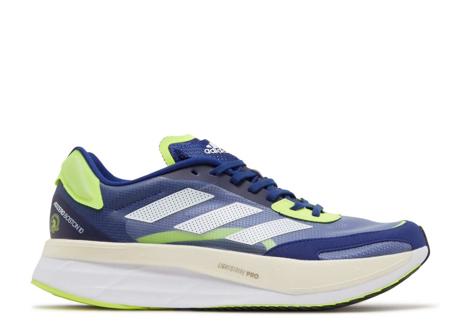 

Кроссовки adidas Adizero Boston 10 'Victory Blue Solar Yellow', синий, Синий;серый