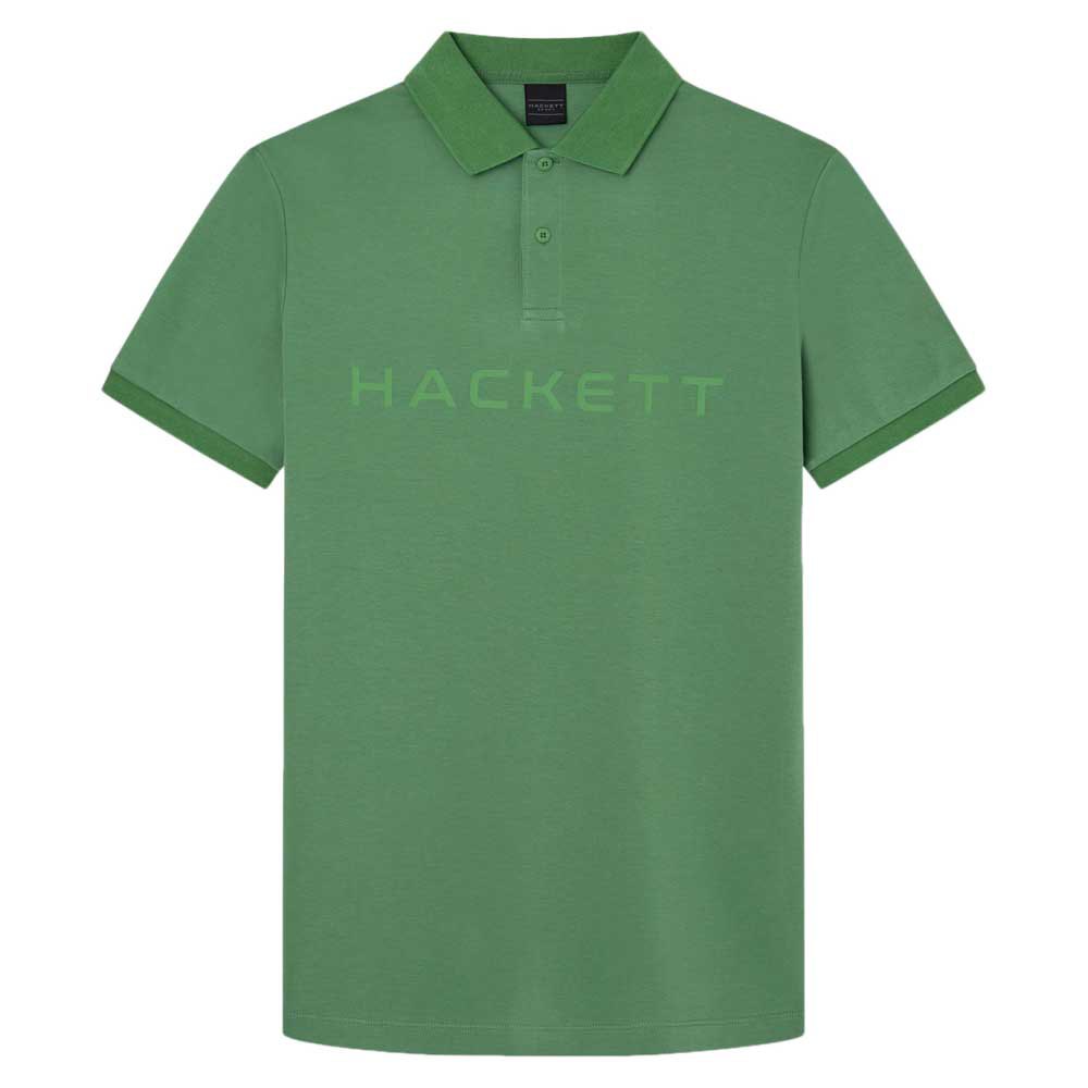 Поло с коротким рукавом Hackett Essential, зеленый