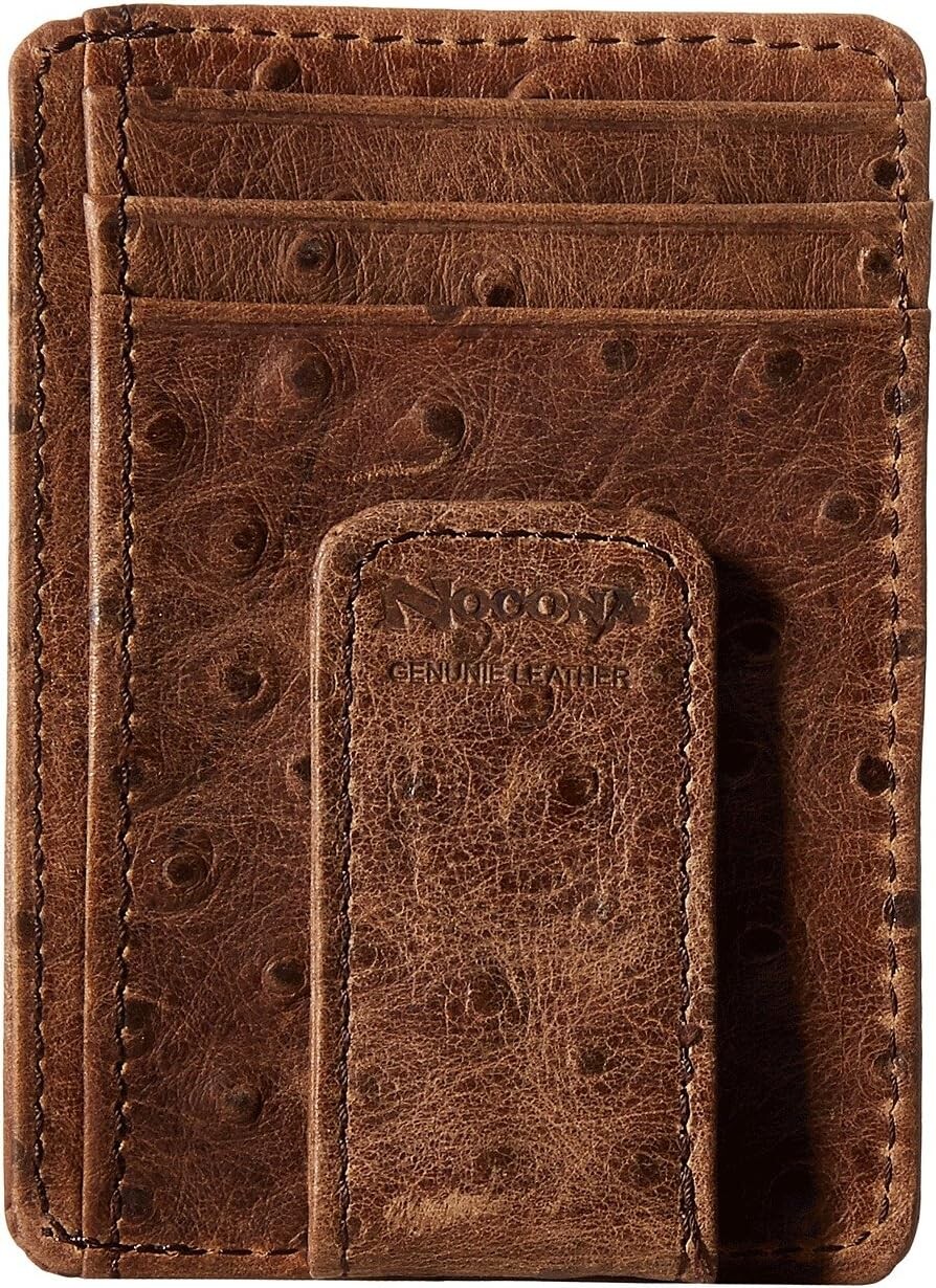 

Кошелек Vintage Ostrich Money Clip M&F Western, коричневый