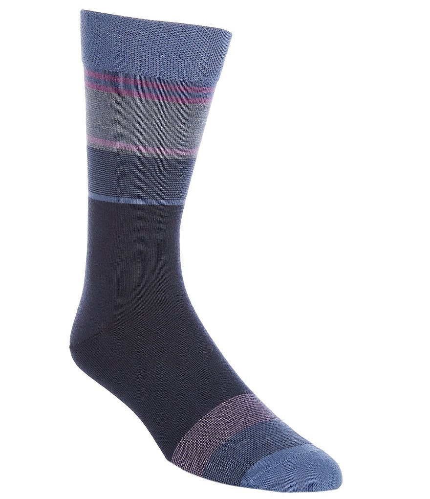 полосатые классические носки brad boss Полосатые классические носки до середины икры Ted Baker London, синий