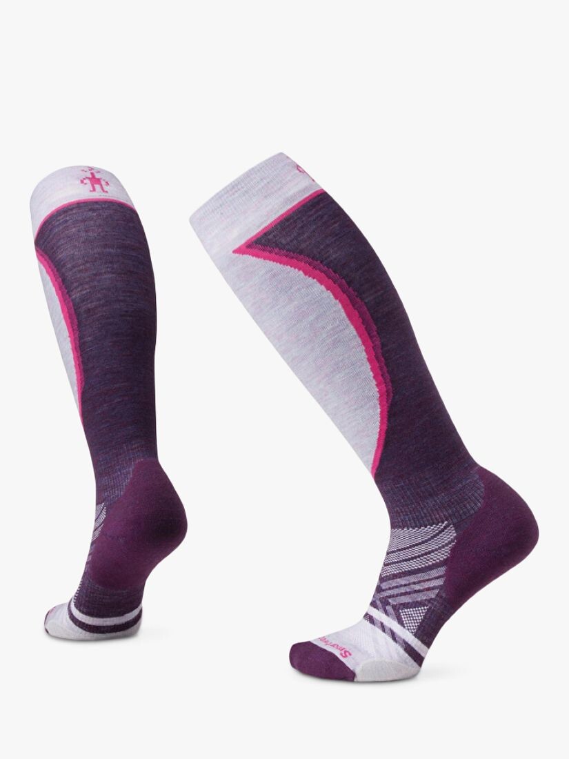 

Женские лыжные носки с амортизацией SmartWool, фиолетовый ирис
