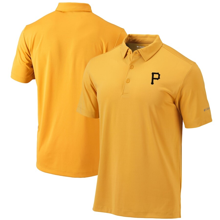 

Поло с коротким рукавом Columbia Pittsburgh Pirates, золотой