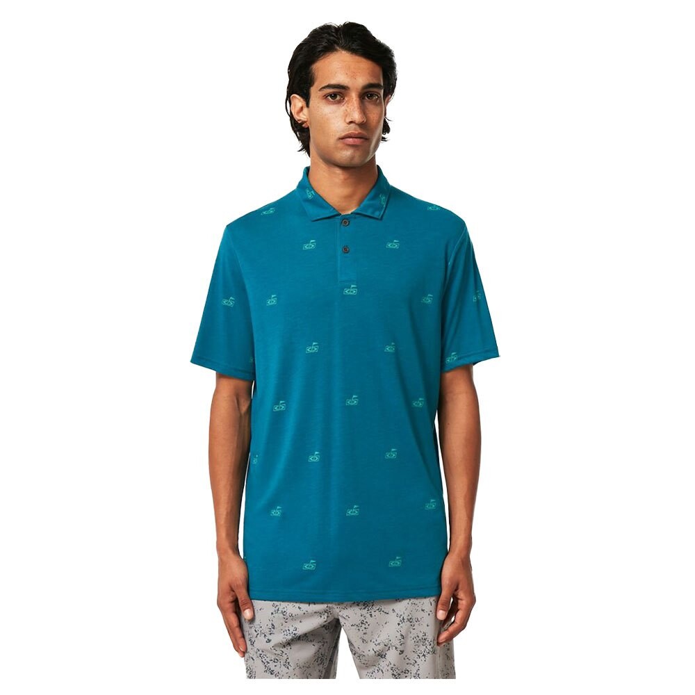

Поло с коротким рукавом Oakley Golf Flag, красный