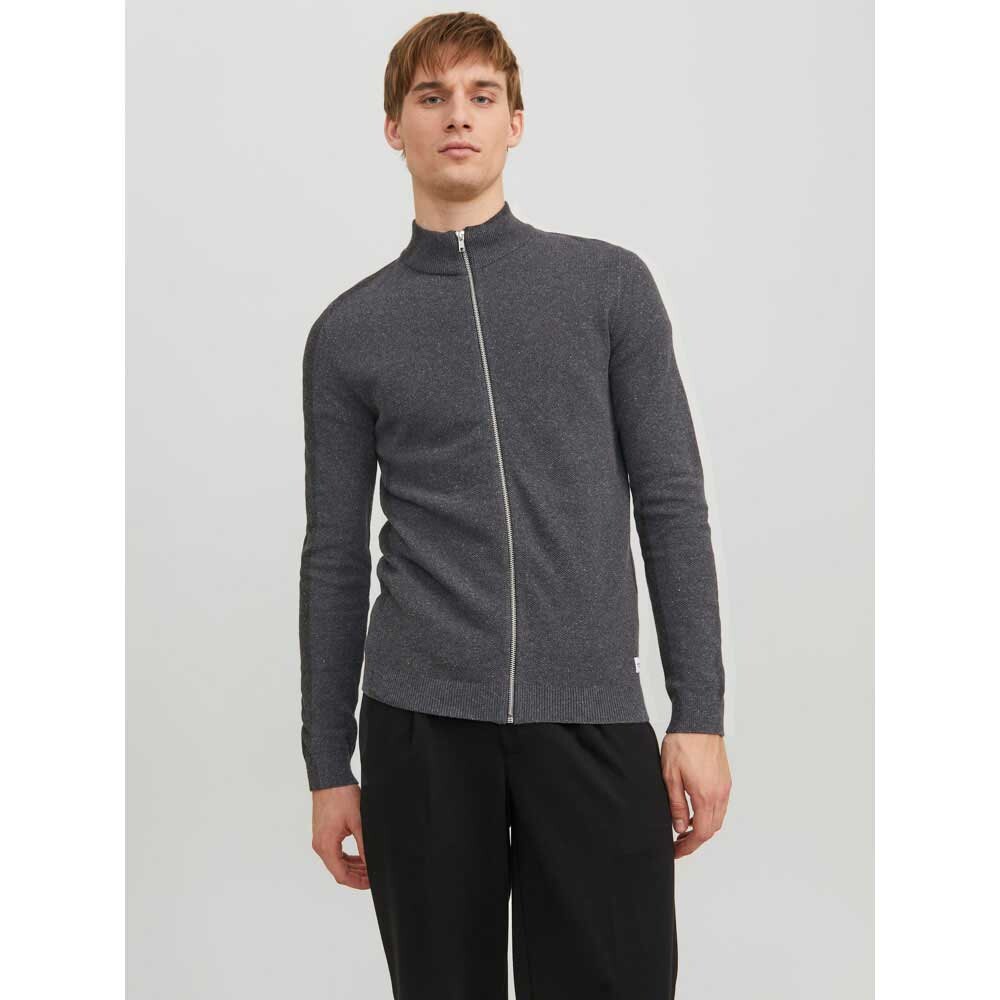 

Свитер Jack & Jones Hill Turtle Full Zip, серый