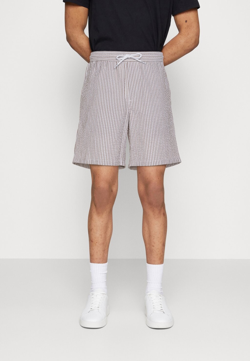 

Шорты JORCALEB SEERSUCKER Jack & Jones, цвет beige
