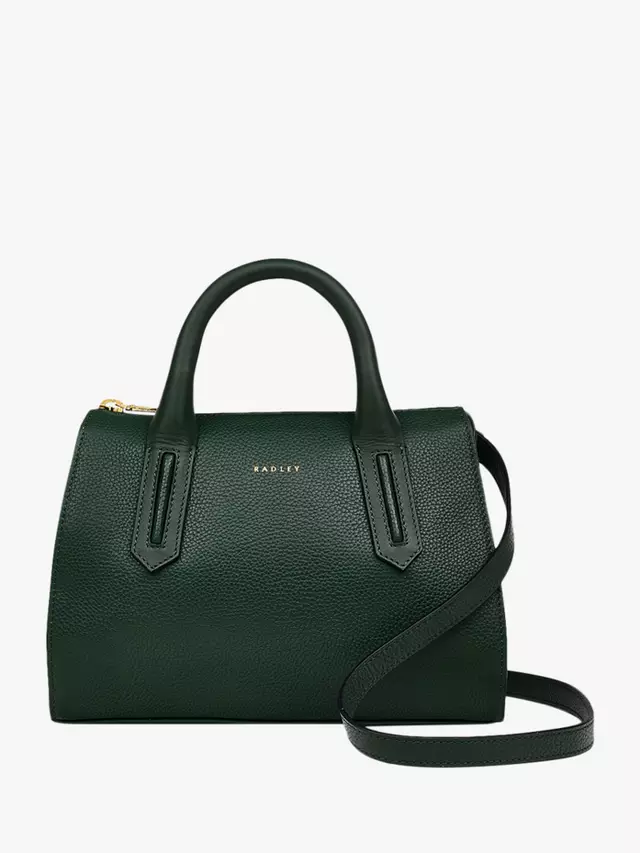

Сумка Radley Bagders Walk 2.0 Leather Small Zip Top Grab, цвет dragon