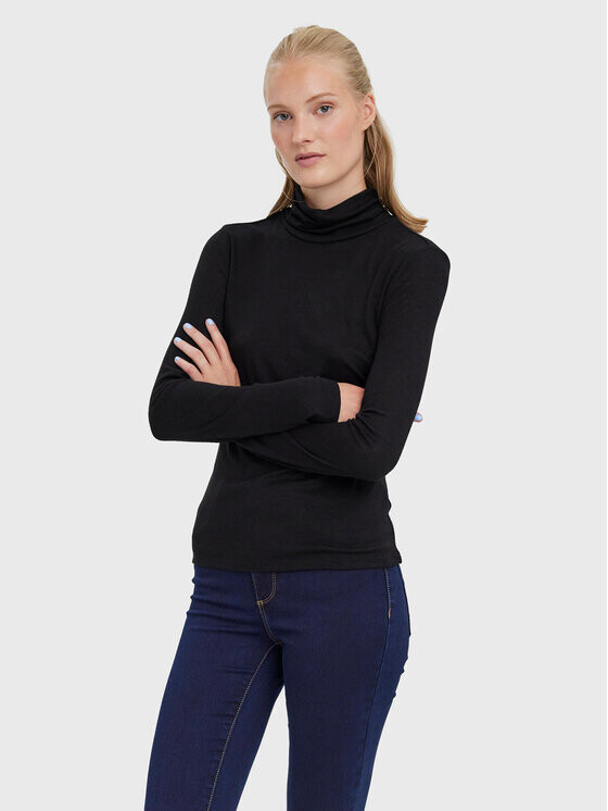 

Свитер с высоким воротником обычного кроя Vero Moda, черный