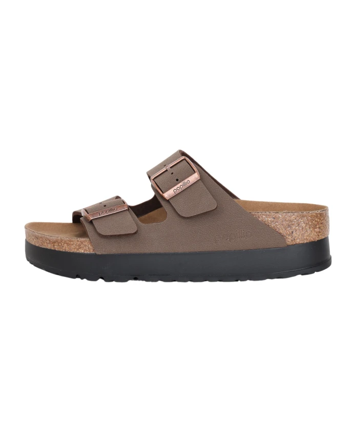 

Веганские сандалии на платформе Birkenstock, коричневый