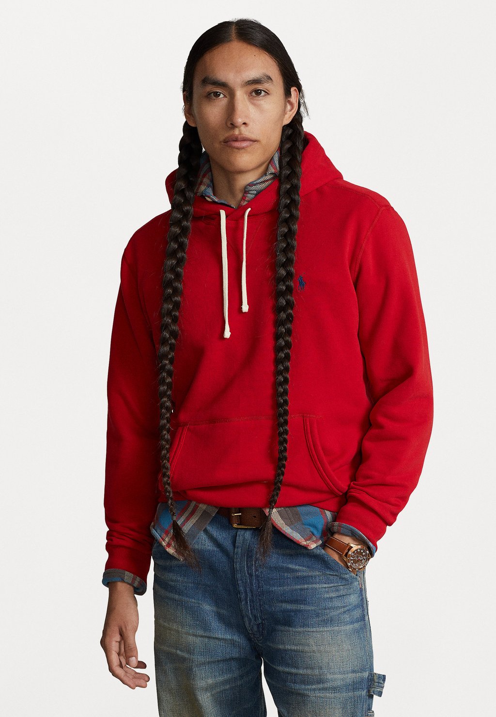 Толстовка Polo Ralph Lauren HOOD LONG SLEEVE, красный толстовка hood long sleeve polo ralph lauren big