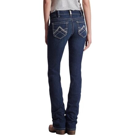 цена Штабелируемые прямые джинсы REAL MidRise Icon женские Ariat, цвет Ocean