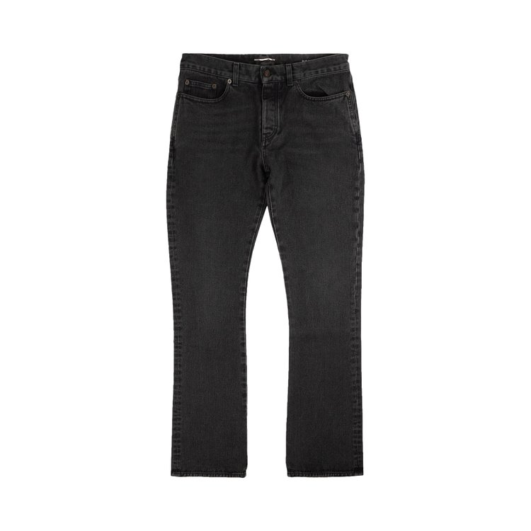 

Джинсы Saint Laurent Wash Straight Leg 'Black', черный