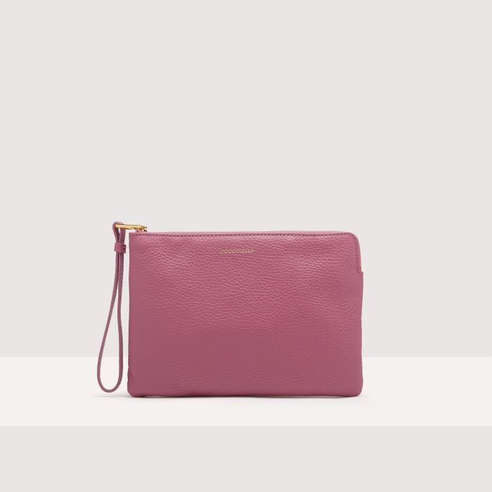 

Сумочка из зернистой кожи Coccinelle ALIAS MEDIUM, розовый
