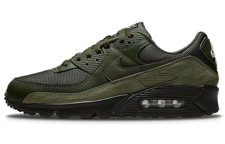 

Nike Air Max 90 оливково-черный светоотражающий