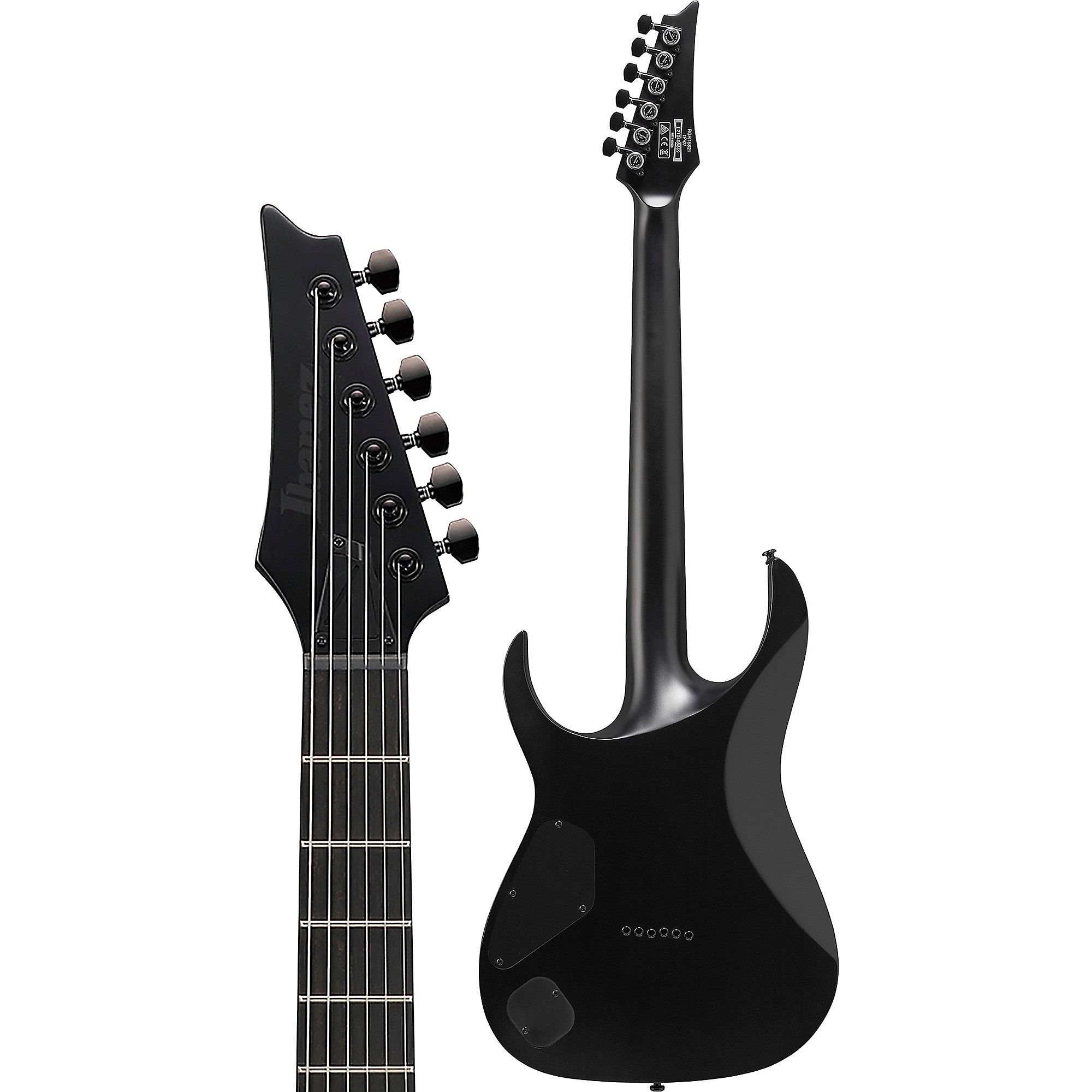 Электрогитара Ibanez RG Iron Label, черная плоская pleroo пользовательские гитарные детали для мите ibanez rg 350 ex гитарная накладка пустая с мостовым хамбакером пикап царапина черная