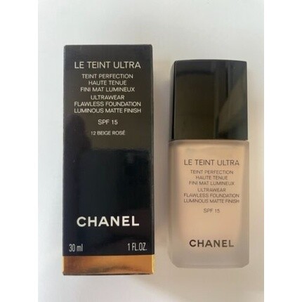

Chanel Le Teint Ultra Foundation SPF 15 № 12 Бежево-Розовый 30 мл Матовый финиш