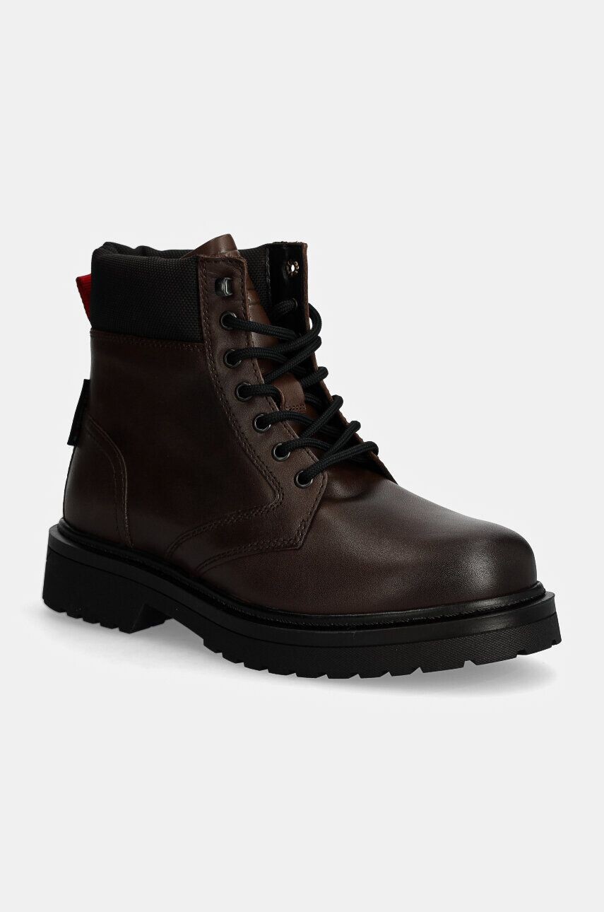 

Ботинки Tommy Jeans TJM LACE UP BOOT, коричневый
