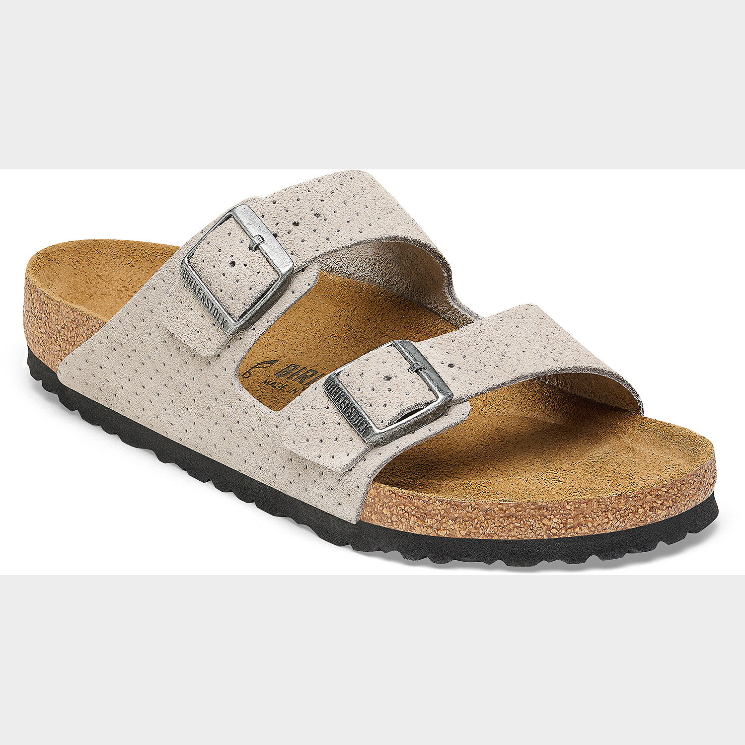 

Сандалии Birkenstock Sandale Arizona Suede Embossed, серый