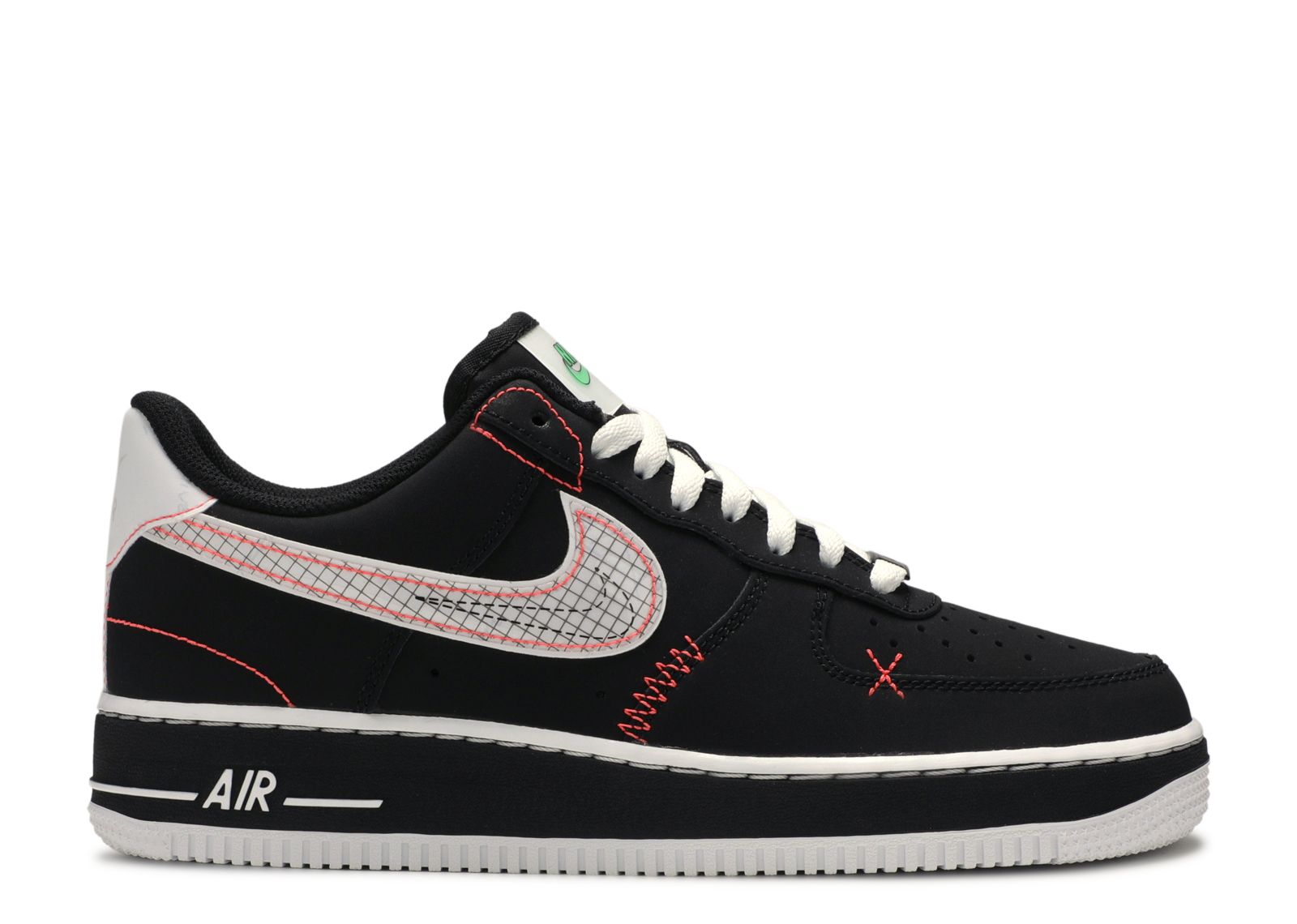 Кроссовки Nike Air Force 1 '07 Lv8 'Exposed Stitching', черный