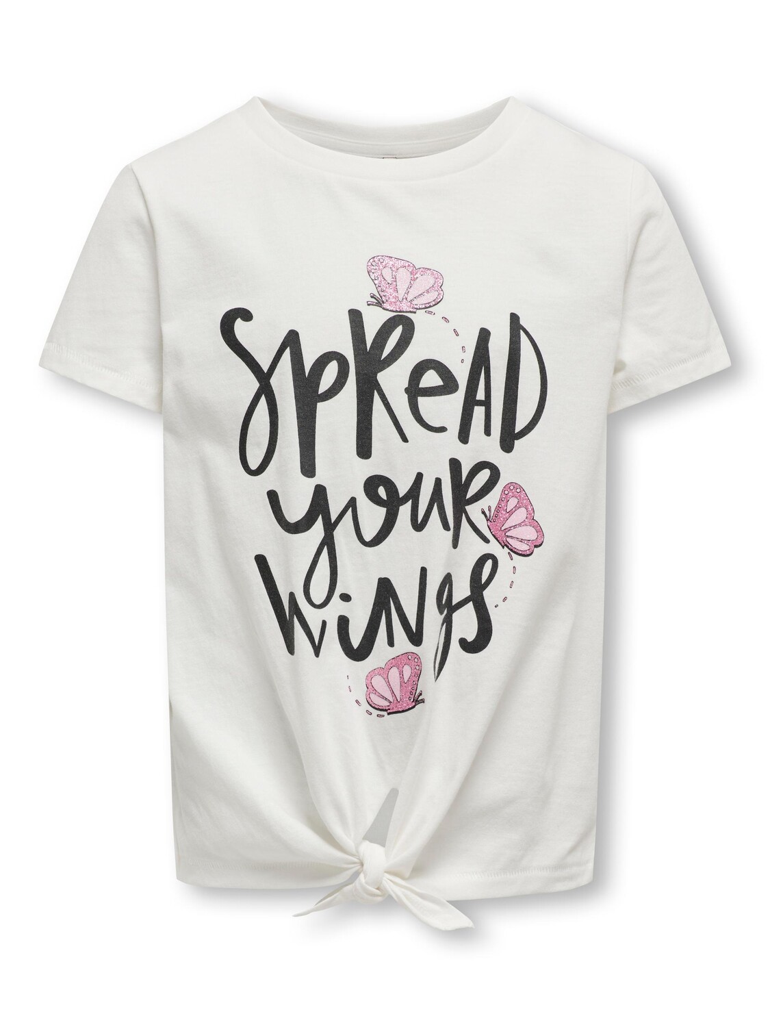 

Футболка KIDS ONLY KOGJODIE REG S/S KNOT COLLEGE TOP, цвет cloud dancer