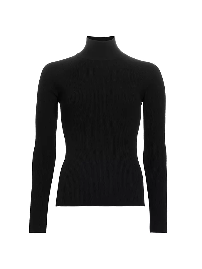 

Шерстяной приталенный свитер Canard Max Mara, черный
