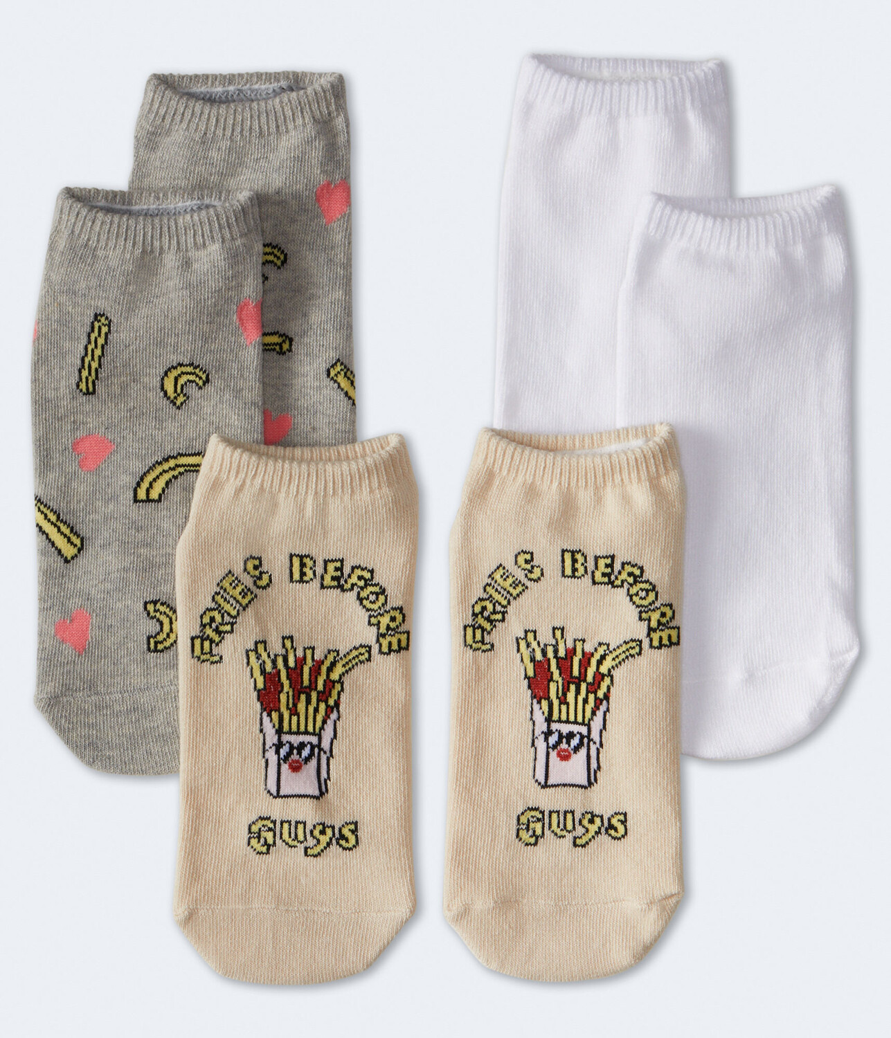 

Носки до щиколотки Fries Before Guys, 3 пары Aeropostale, желтый
