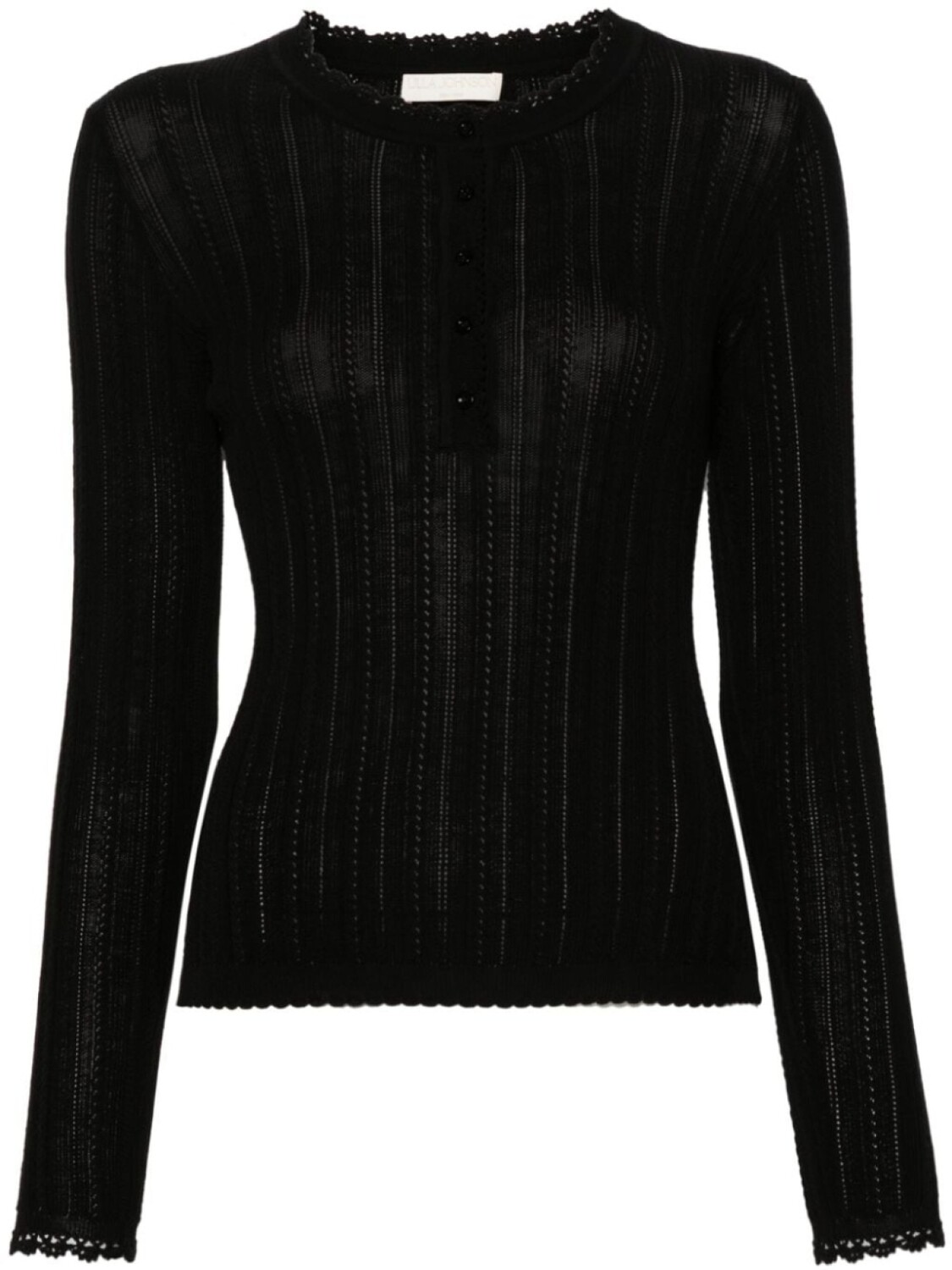 

Ulla Johnson вязаный кардиган Delia, черный