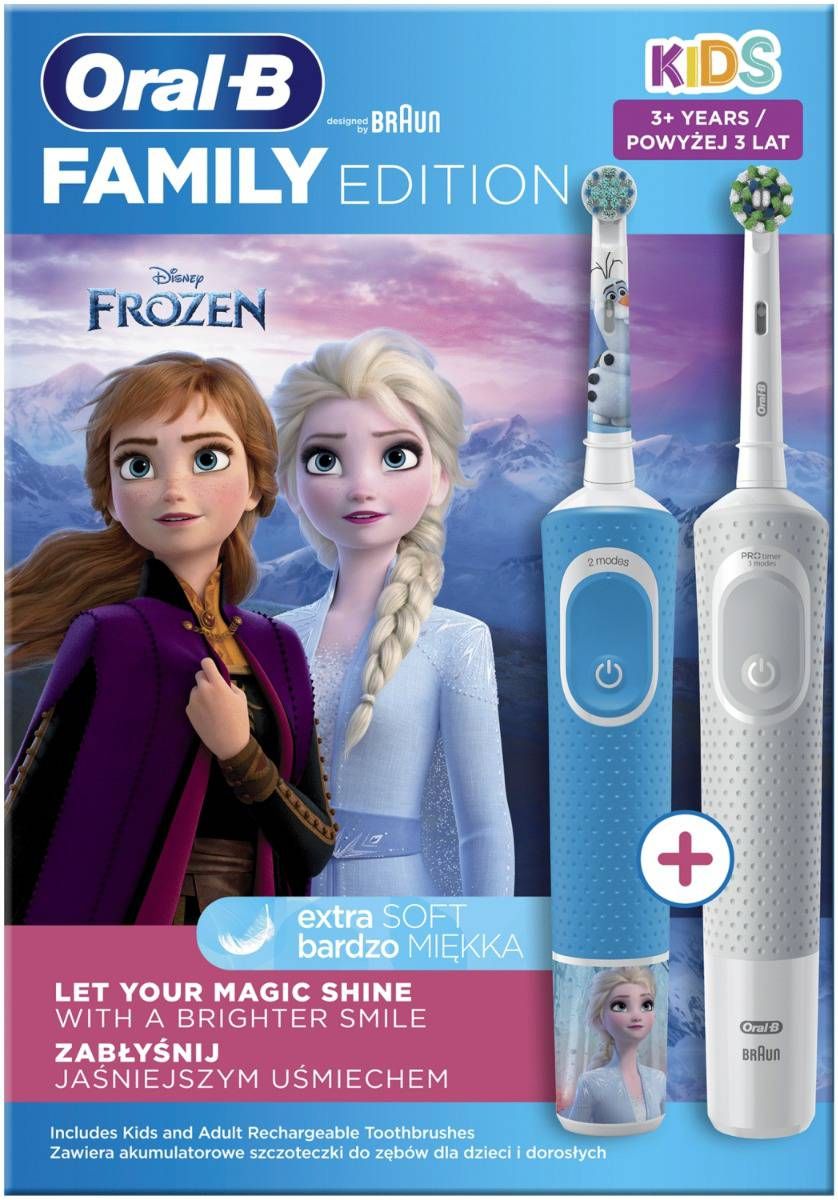 Oral-B Family Edition Frozen электрическая зубная щетка, 1 шт.