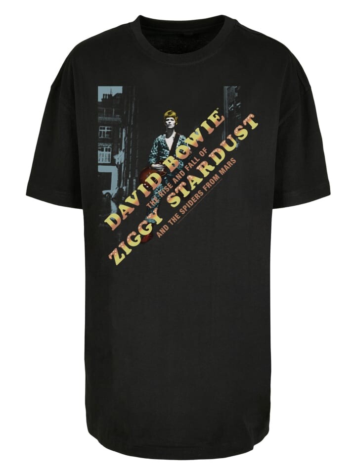 

Футболка F4NT4STIC Oversized Boyfriend Tee David Bowie Ziggy Diagonal, черный