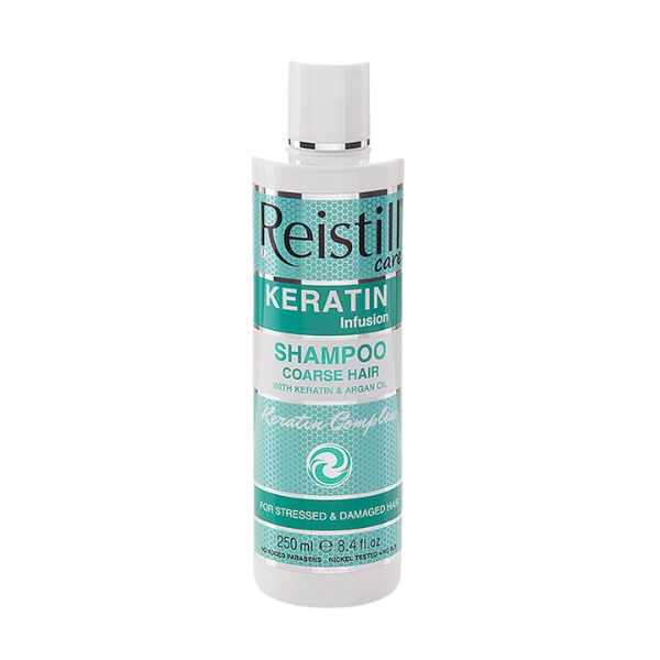 Реструктурирующий шампунь для жестких волос с кератином Reistill, 250 мл