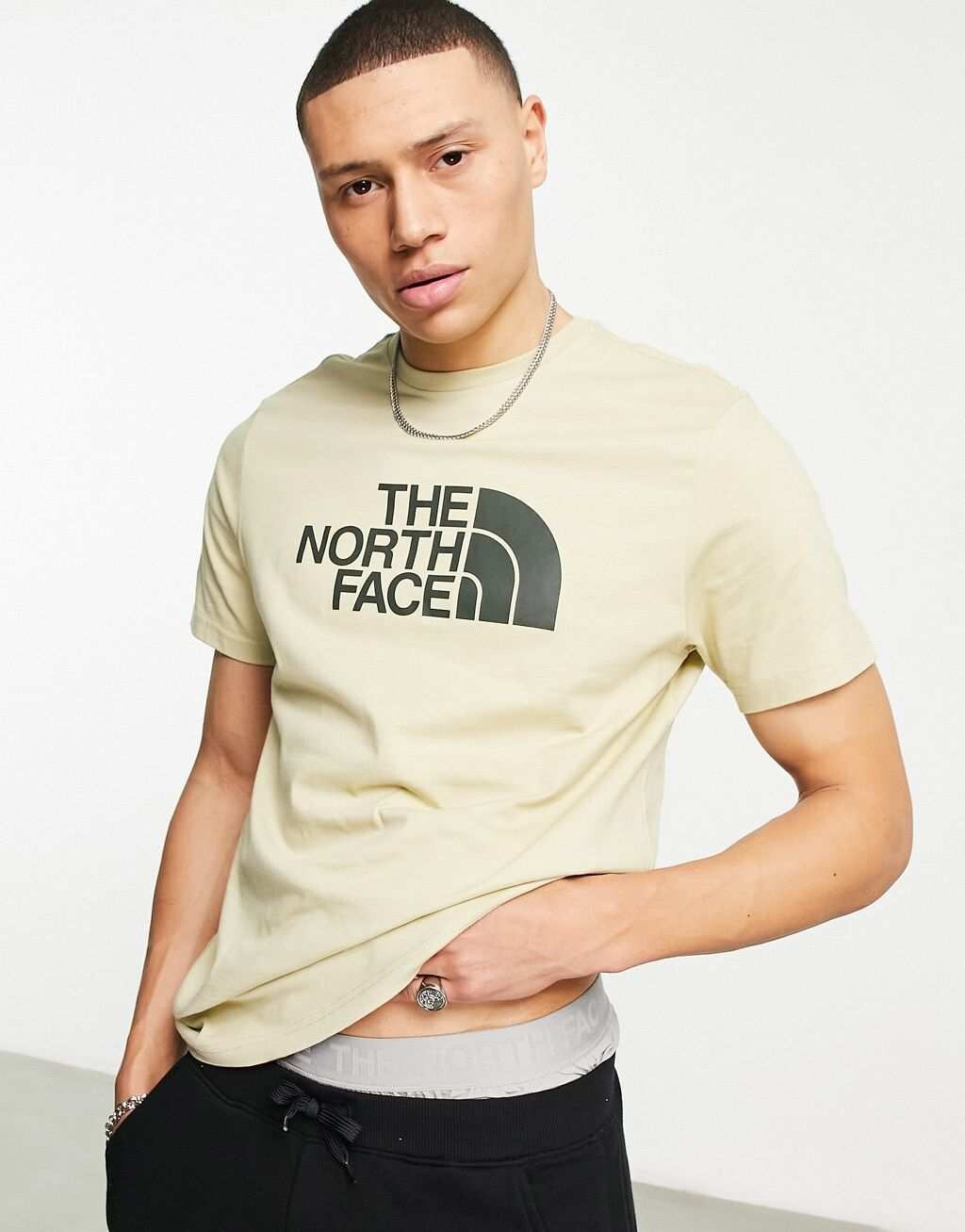 

Белая футболка с логотипом на груди The North Face Easy