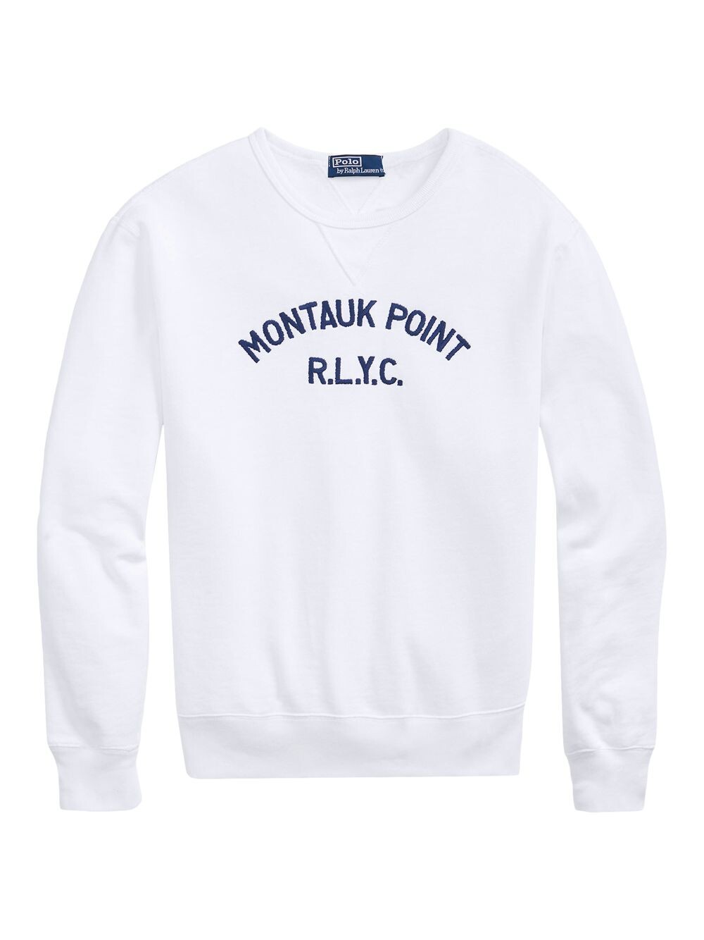 

Винтажная флисовая толстовка Montauk Polo Ralph Lauren, белый