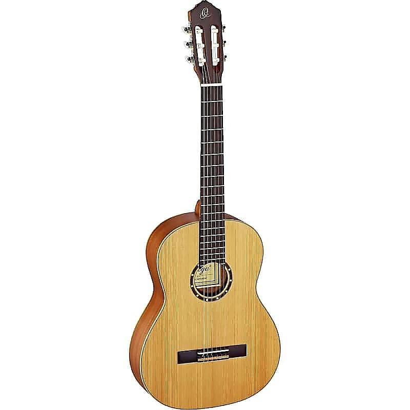Акустическая гитара Ortega Guitars R131SN Family Series Pro Slim Neck Nylon String Acoustic Guitar w/ Gig Bag & Video