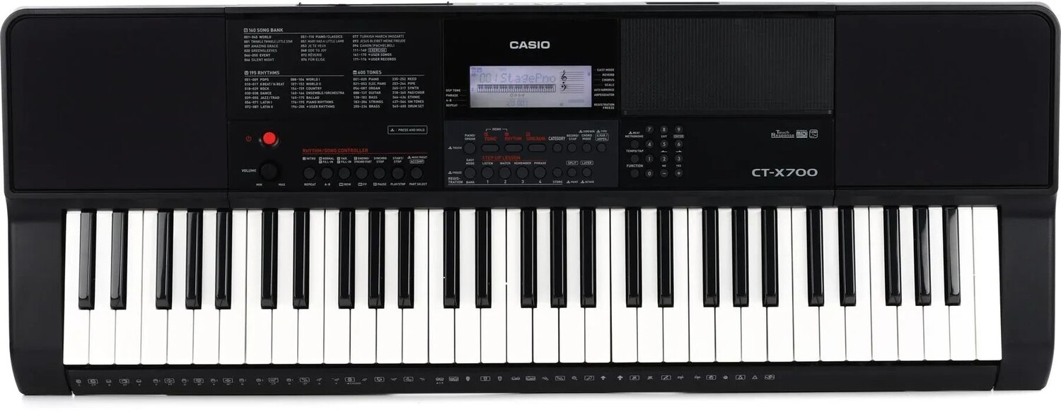 

Портативная клавиатура-аранжировщик Casio CT-X700 с 61 клавишей