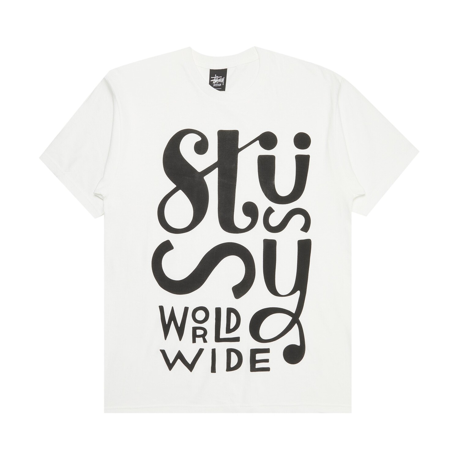 

Футболка Stussy Worldwide Block, цвет Белый