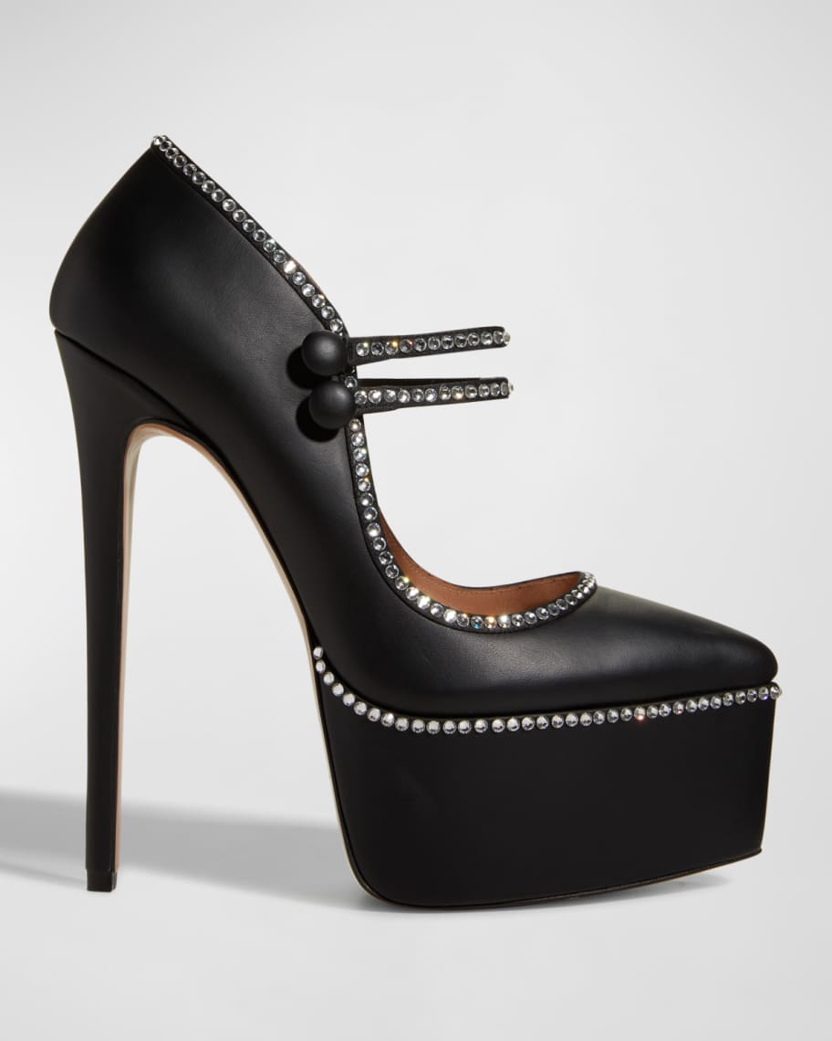 

Туфли-лодочки на платформе Double Jeu Glitz Mary Jane Andrea Wazen