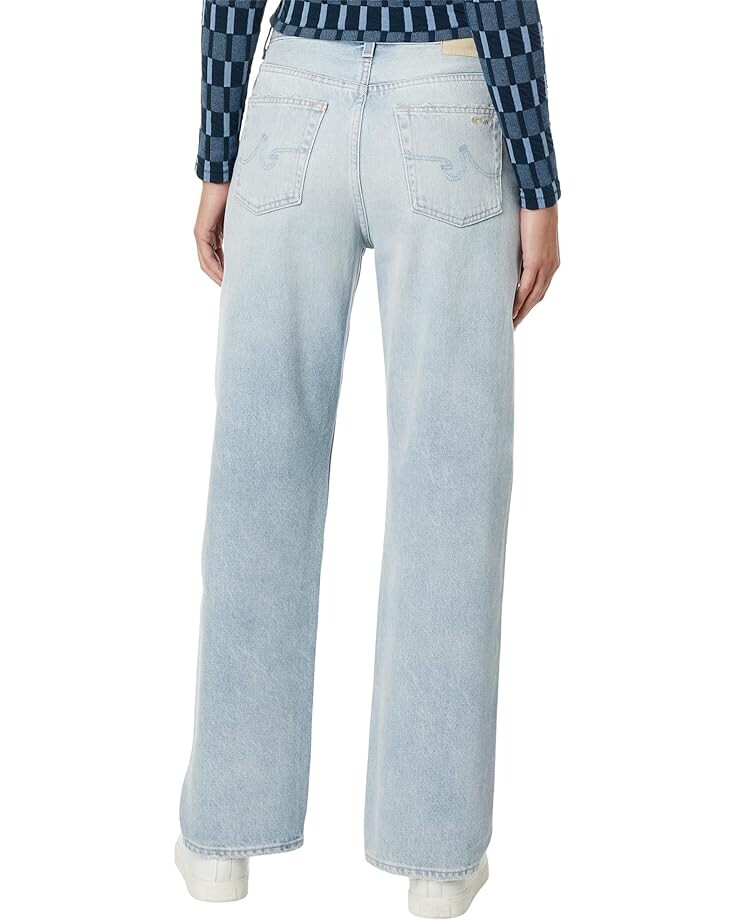 

Джинсы AG Jeans EmRata x AG Clove High-Waisted Relaxed Vintage Straight in Tri-State, цвет Tri-State