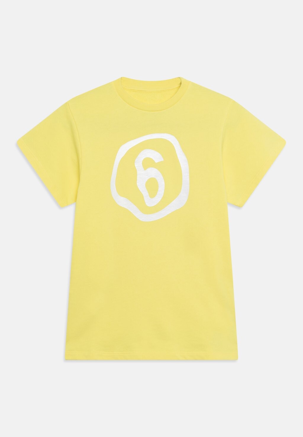 

Платье из джерси MM6 Maison Margiela, цвет blazing yellow