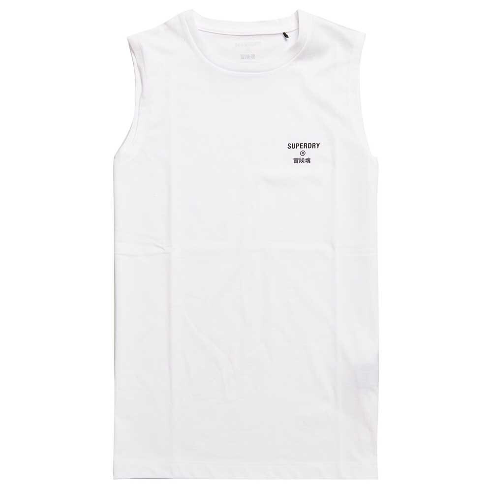 

Футболка без рукавов Superdry Core Sport, белый