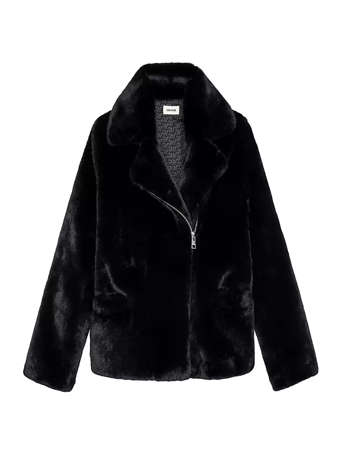 

Куртка из искусственного меха Freeze Zadig & Voltaire, цвет noir