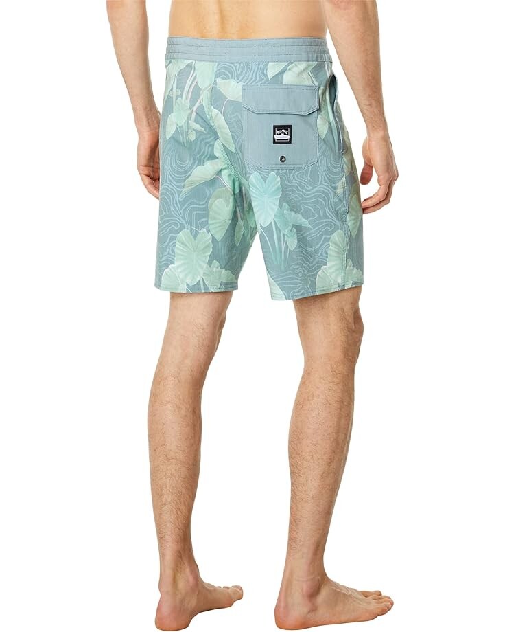 цена Шорты для плавания Billabong Kamea Kalo Lo Tide 19 Boardshorts, цвет Steel Blue